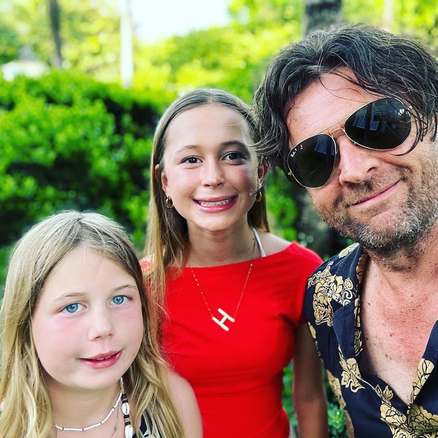 John Polson and kids