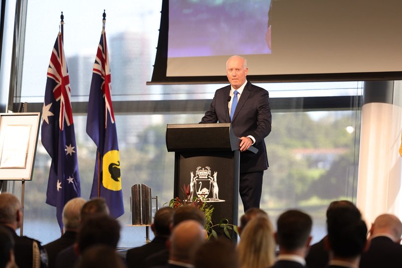 Mark Readings was the MC for Dennis Cometti’s State Memorial Service.