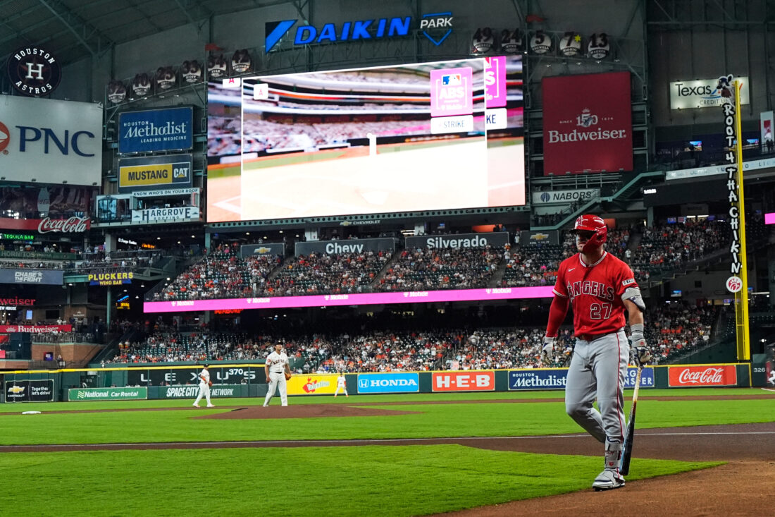 Walks and game time up, pitches in strike zone down through first full month of MLB’s robot umpires | News, Sports, Jobs