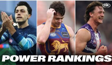 AFL 2026, Power Rankings after Round 11