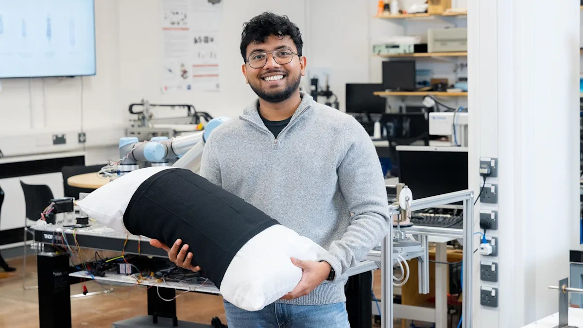 Smart pillow alerts the deaf to emergency alarms