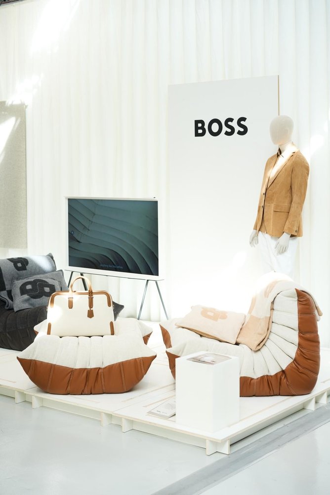 Ligne Roset x BOSS collaboration.