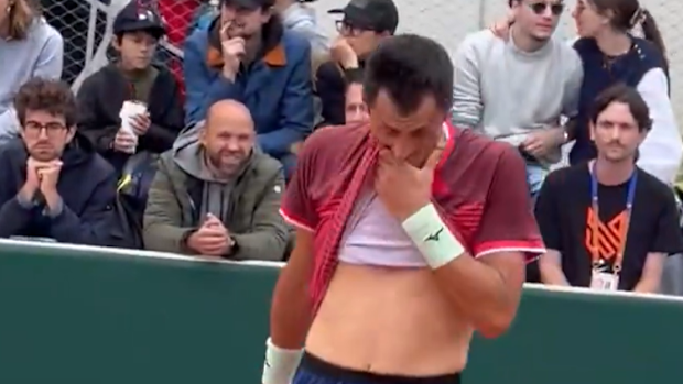 Bernard Tomic in Paris.
