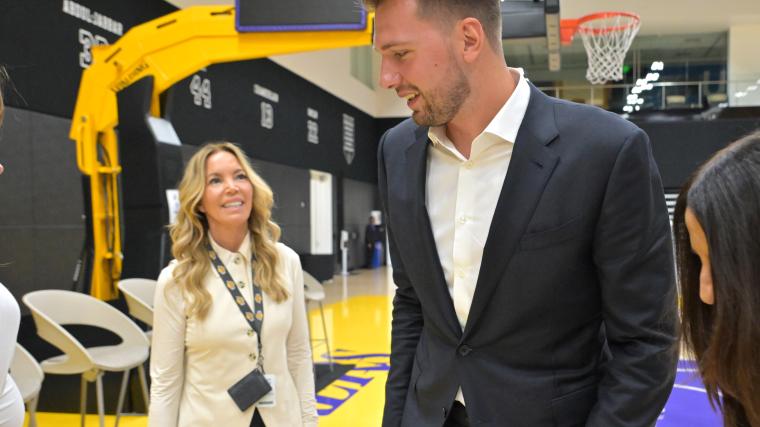 What Jeanie Buss just admitted about the Lakers' sneaky Luka Doncic trade has Mark Cuban furious