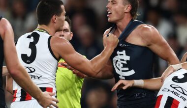 Cripps cited for rough tackle, young Blue fined