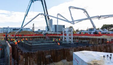 Women and Babies Hospital: Plans for ambitious new $1.8 billion get concrete with first major pour