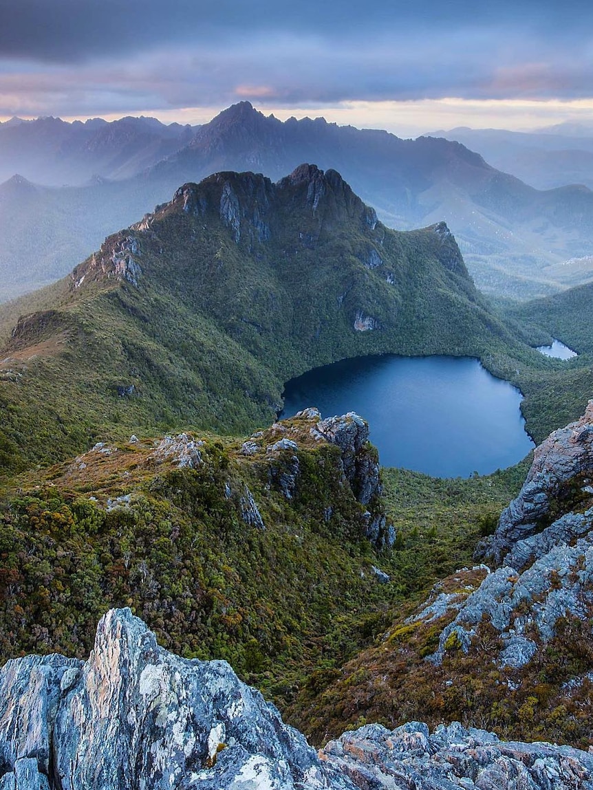 The Western Arthur's Range in Tasmania