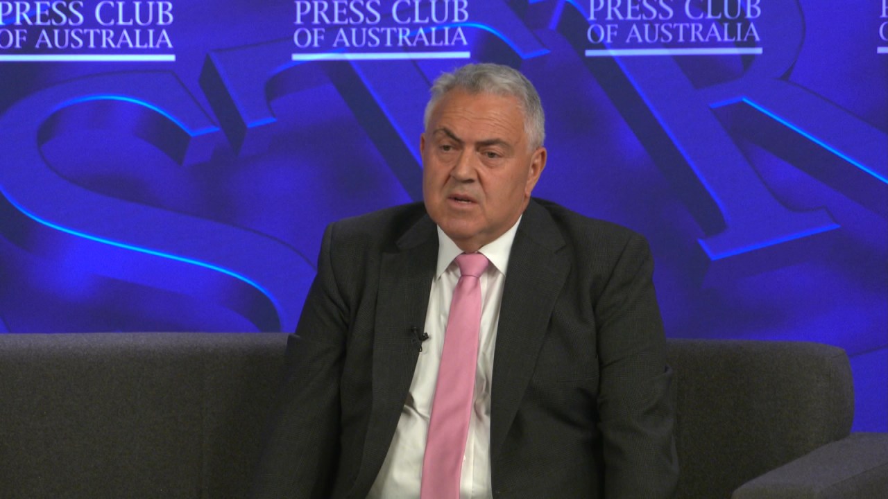 Mr Hockey warned unemployment could lift to 15 per cent within the next five years. Picture: National Press Club