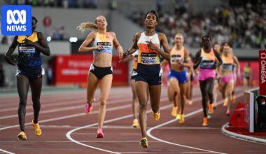 Abbey Caldwell third in Diamond League 1,500m, becomes second-fastest Australian woman