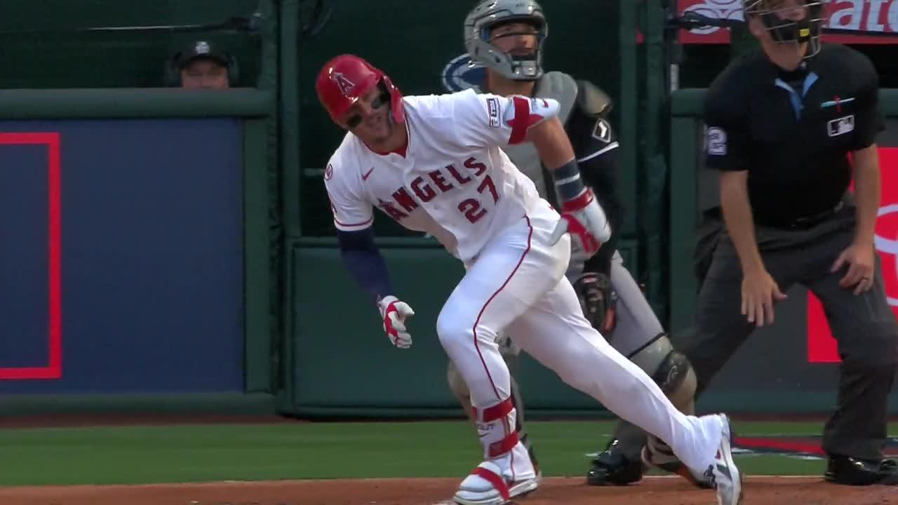 Trout homers and Zeferzahn escapes a jam in the 9th as the Angels beat the White Sox 4-3