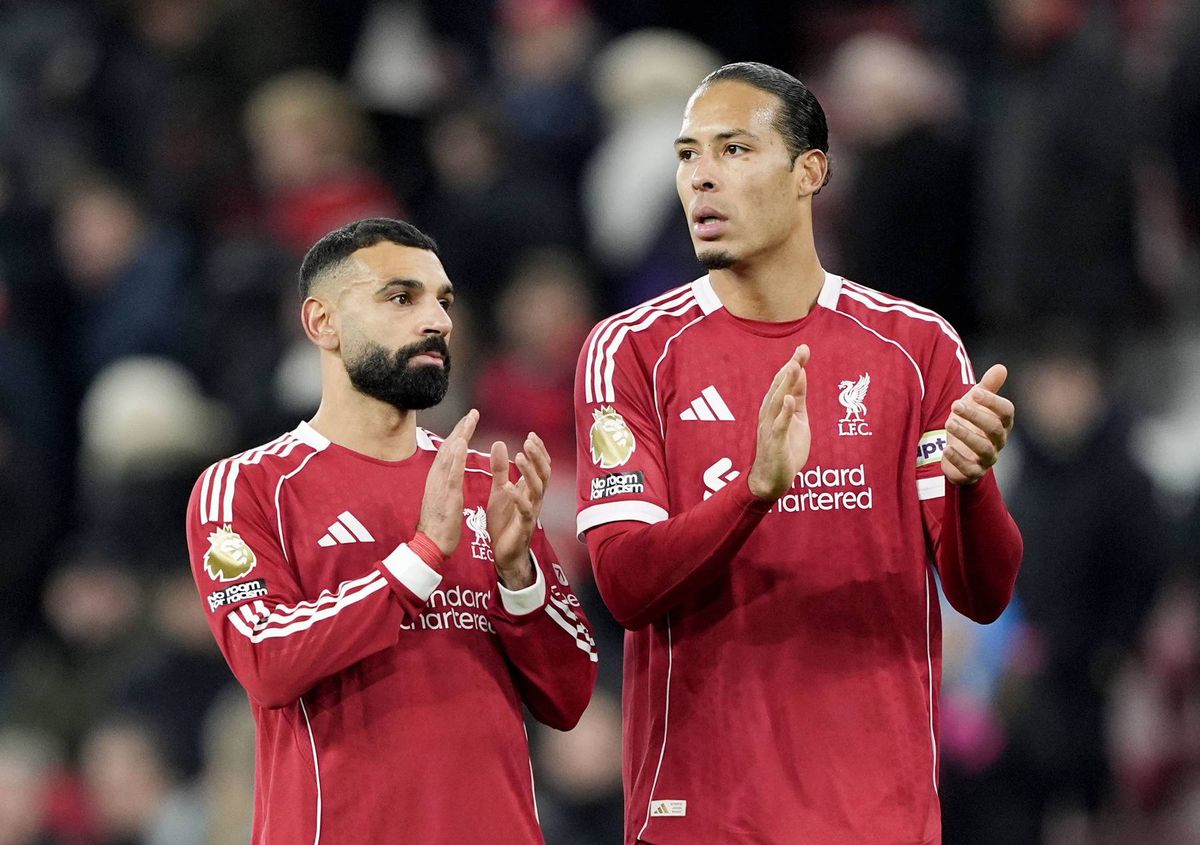 Liverpool stars Mohamed Salah and Virgil van Dijk