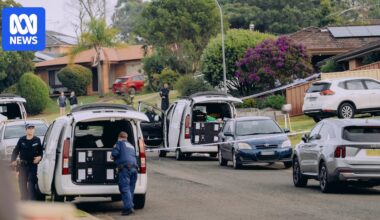 Three dead, man arrested after violent incident at family home in south-west Sydney