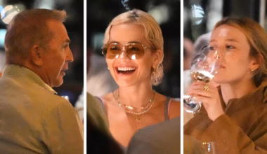Kevin Costner dines at Otto with Jake Gyllenhaal, Rita Ora in Brisbane