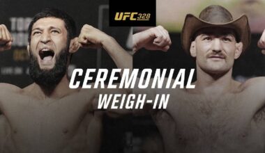 UFC 328 Ceremonial Weigh-In Video