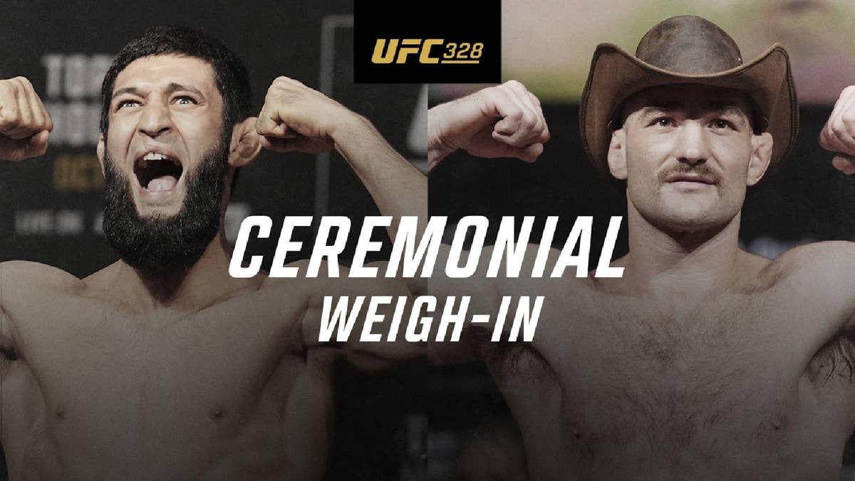 UFC 328 Ceremonial Weigh-In Video
