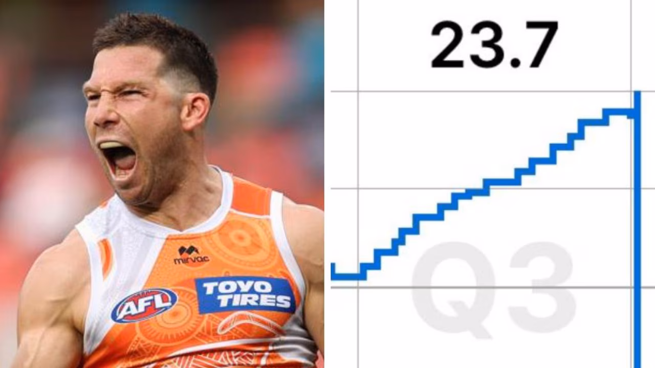 GWS Giants shatter AFL records in ‘frightening’ goal blitz against Brisbane Lions