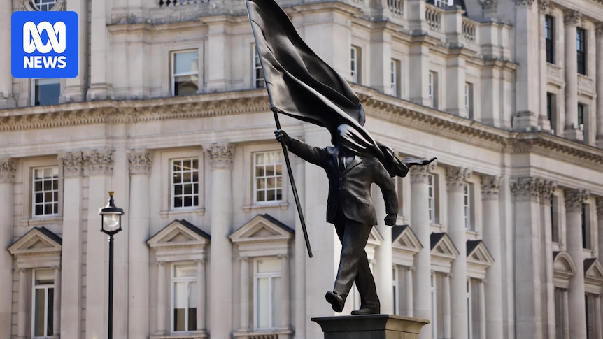 Banksy confirmed behind new London statue of man blinded by flag