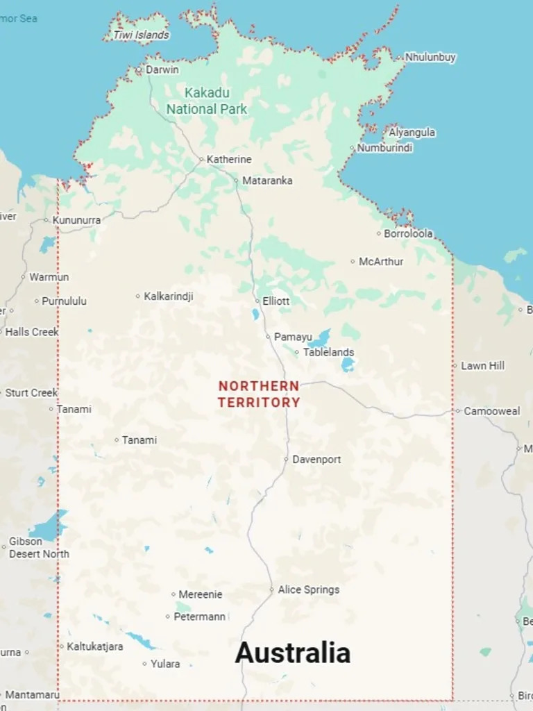 The Northern Territory has been put on alert. Picture: Google