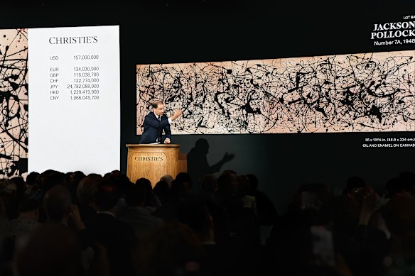 Jackson Pollock’s Number 7A, 1948, sold for $US181m in New York this month. 