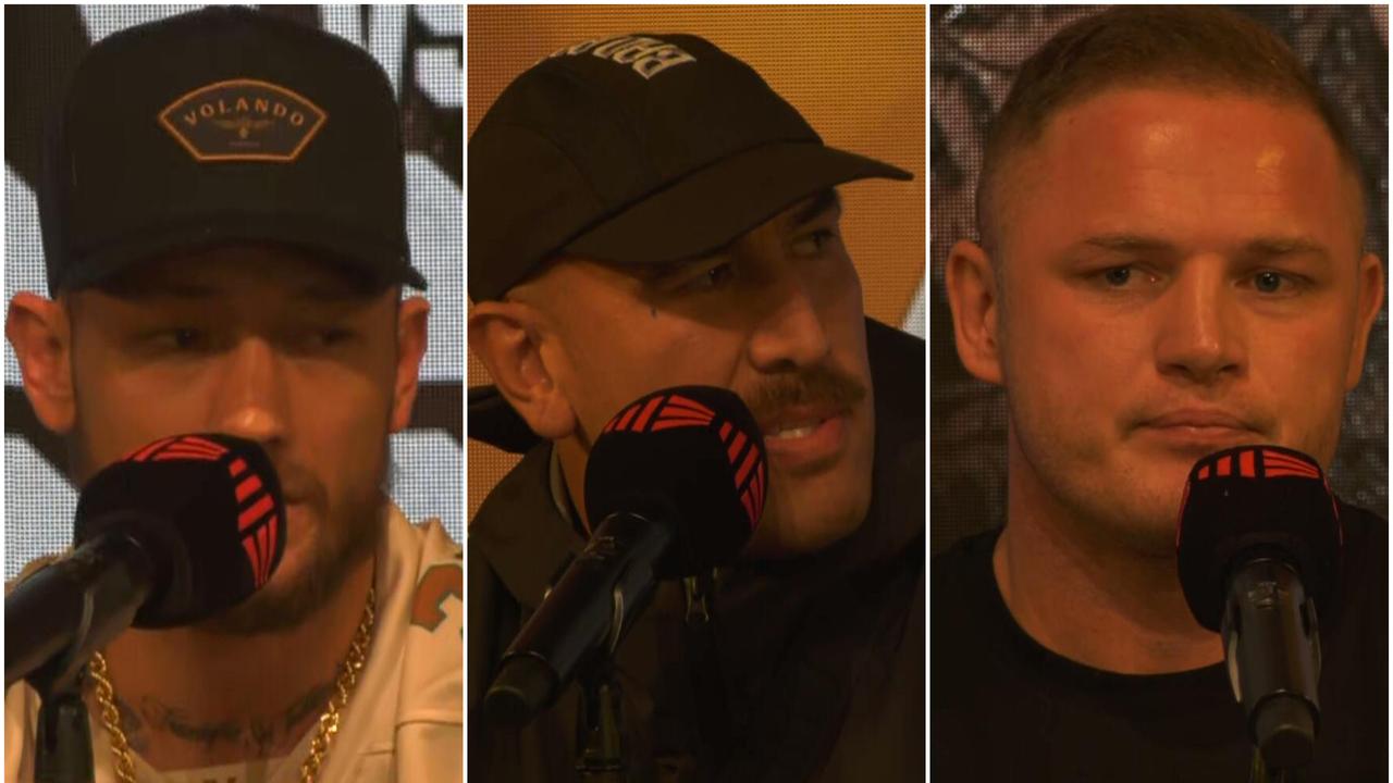 Boxing: Nelson Asofa-Solomona accuses George Burgess of lacking confidence during Liam Paro vs Lewis Crocker press conference, video, latest news