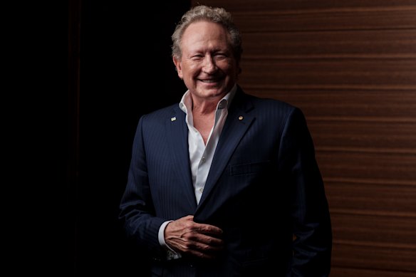 Fortescue executive chairman and founder, Andrew Forrest.