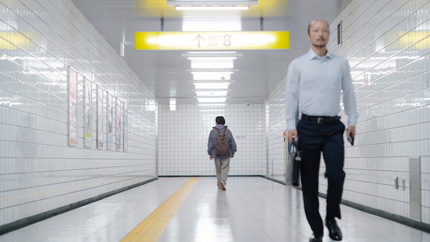 The hallway recreated in the film adaption.
