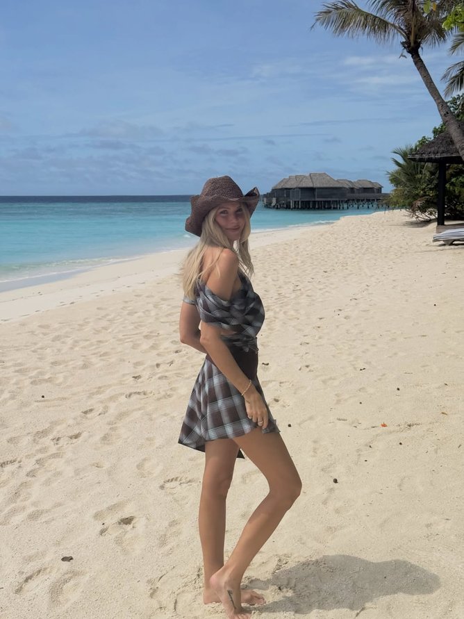 Jules Neale has been in the Maldives this week.