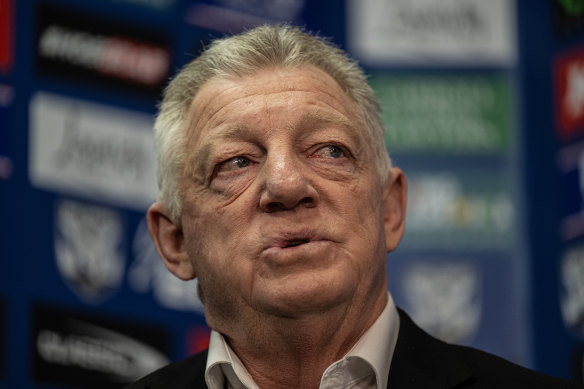 Bulldogs general manager Phil Gould.