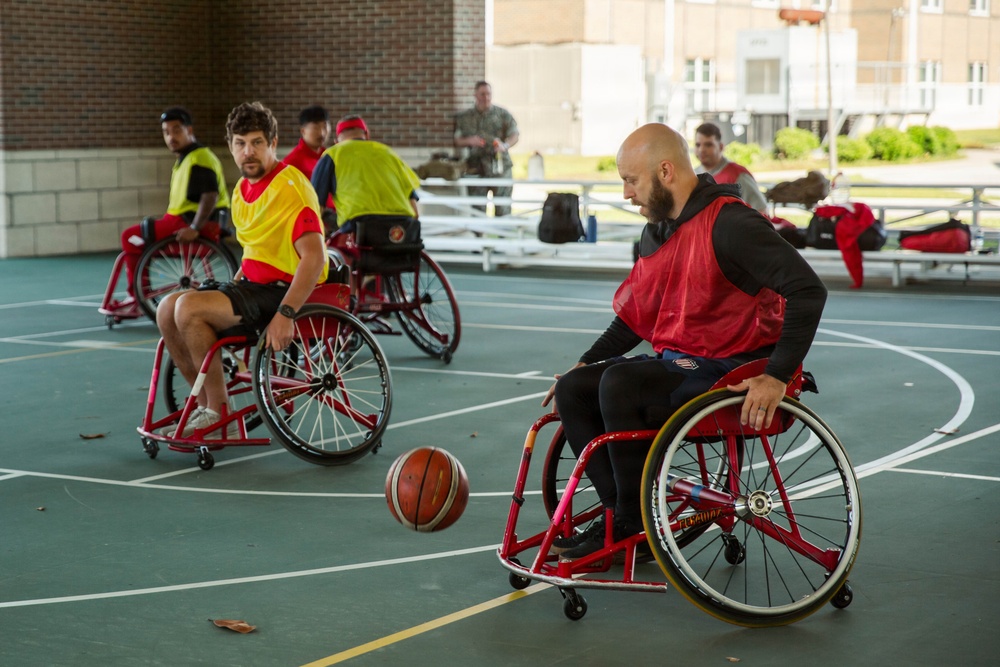 Team Marine Corps Warrior Games Training Camp 2026; Basketball