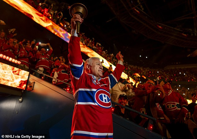 NHL icon Lemieux, pictured on Monday, was found dead by one of his sons