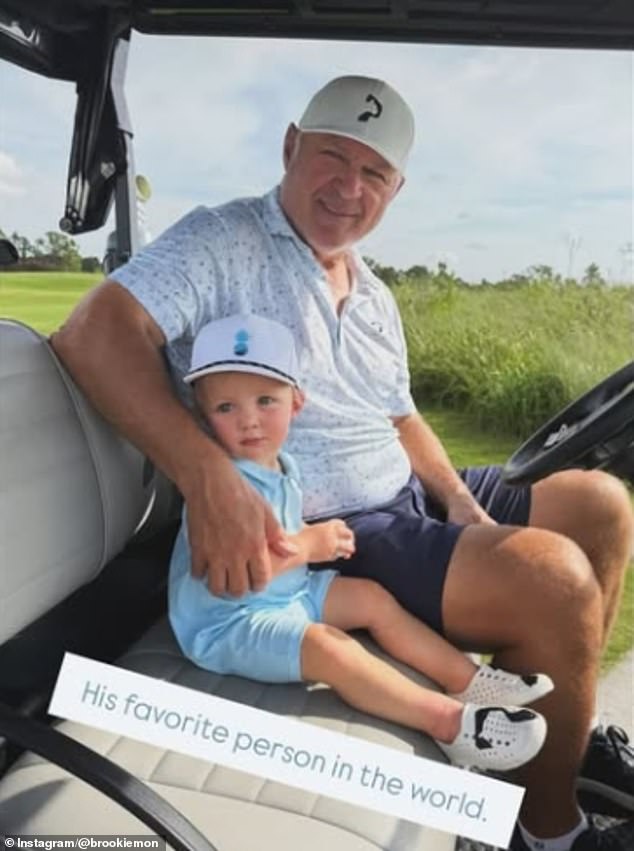 'My son’s favorite person is going to watch from above for a while,' Brendan Lemieux wrote
