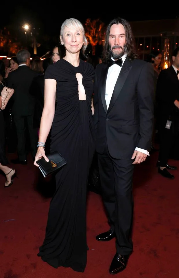 Alexandra Grant and Keanu Reeves on Nov. 4, 2023Credit: Stefanie Keenan/Getty