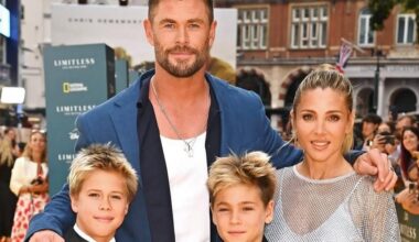 Chris Hemsworth and Elsa Pataky’s twin boys make TV series debut in The Tribute