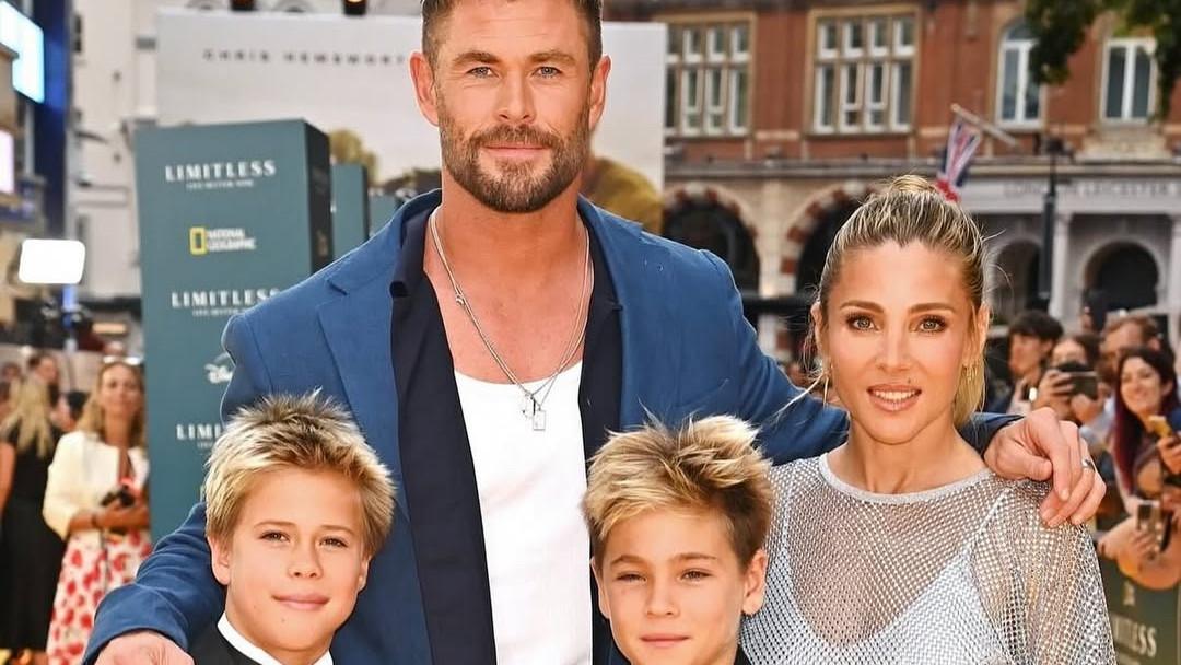 Chris Hemsworth and Elsa Pataky’s twin boys make TV series debut in The Tribute