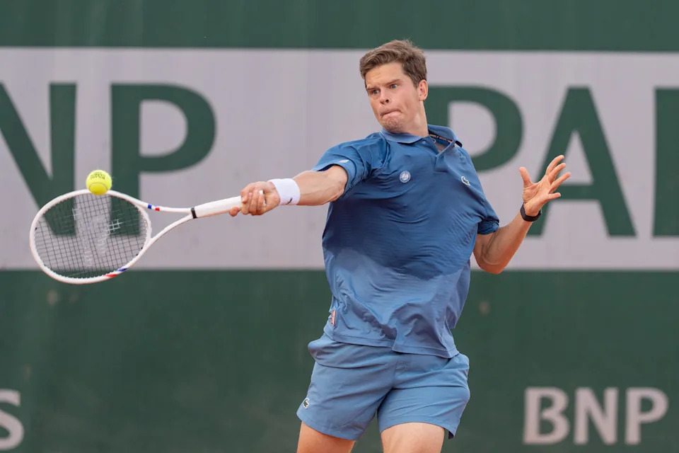 Alexander Blockx at the French Open.