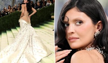 Kylie Jenner gets undressed on Met Gala 2026 red carpet