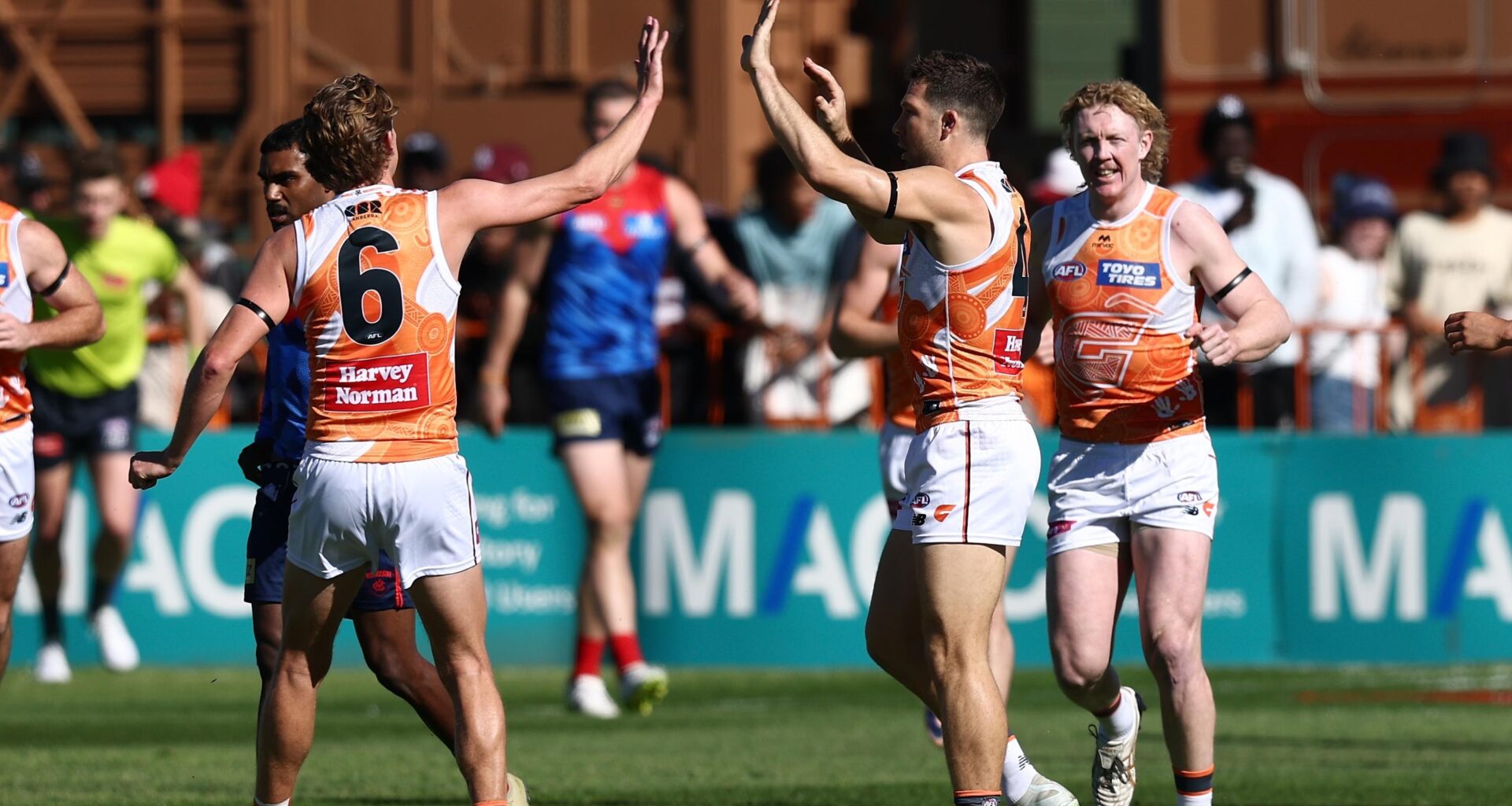 Hot Giants down Demons in Red Centre domination