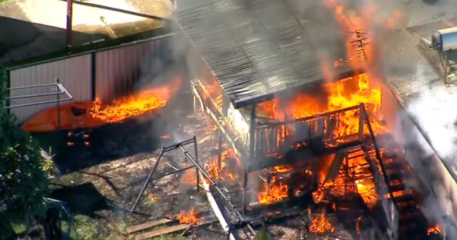 Two fires have been damaged in a fire in Brisbane’s north
