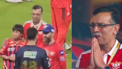 Sanjiv Goenka wins hearts with humble gesture while waiting to meet Virat Kohli - Watch