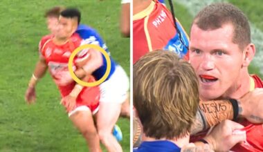 NRL 2026: Dolphins benefit from controversial sin bin call to heap more misery on Bulldogs