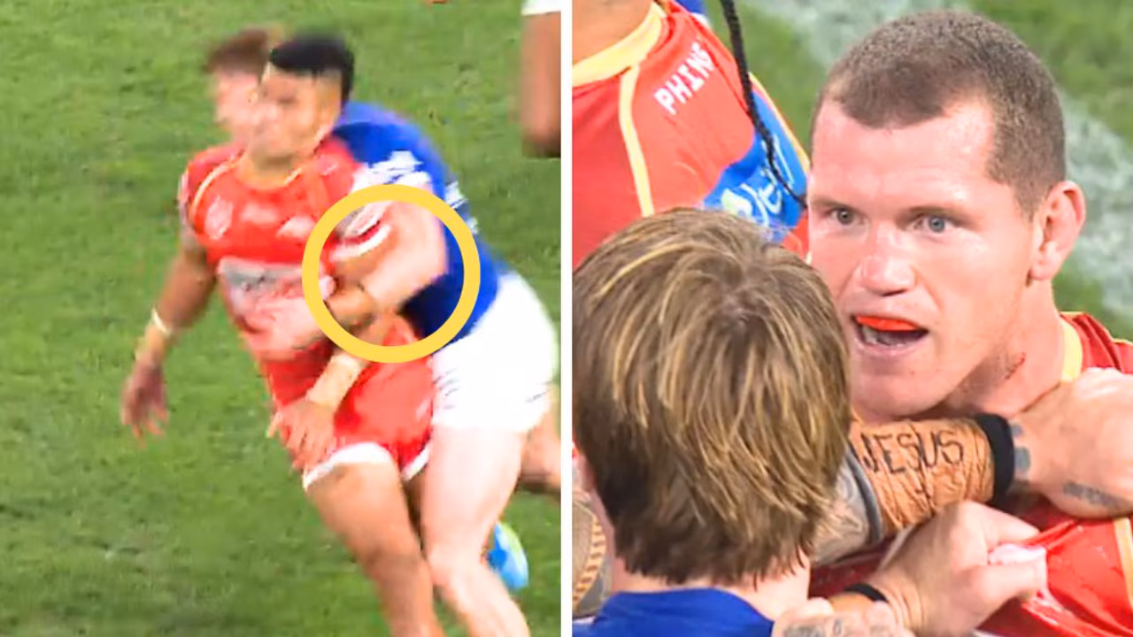 NRL 2026: Dolphins benefit from controversial sin bin call to heap more misery on Bulldogs