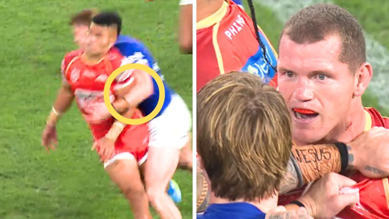 NRL 2026: Dolphins benefit from controversial sin bin call to heap more misery on Bulldogs