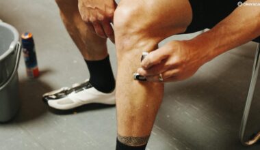Shaving your legs can save a few seconds on each ride