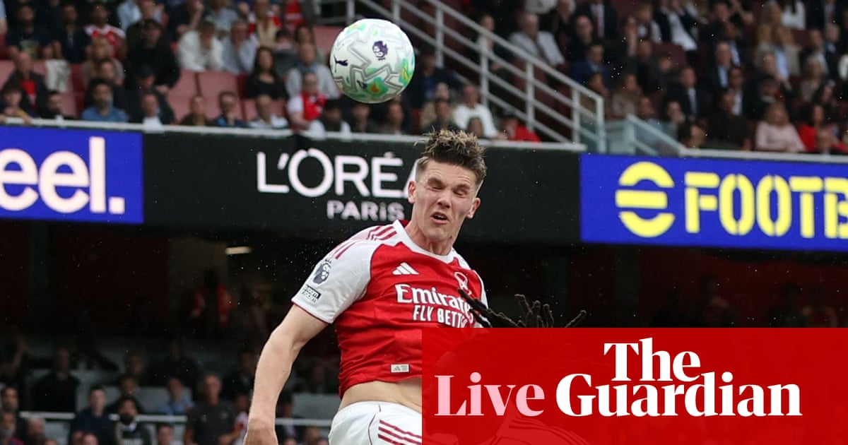 Arsenal v Fulham: Premier League – live | Premier League