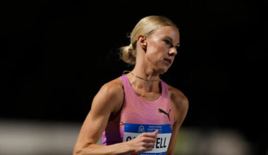Aussie track aces eclipsed by Caldwell's Diamond run
