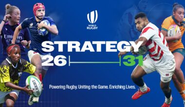 World Rugby launches new six-year strategy to power rugby, unite the game and enrich lives