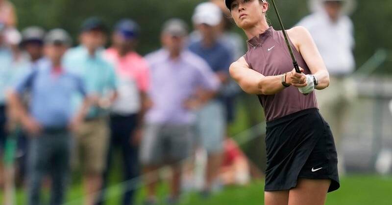 Nelly Korda is the joint leader at the halfway point of the LPGA Tour event in Mexico. Photo: AP PHOTO