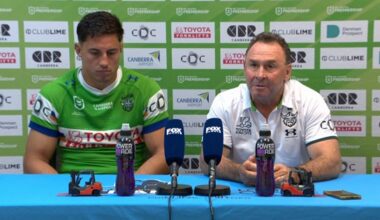 NRL Press Conference: Raiders v Titans