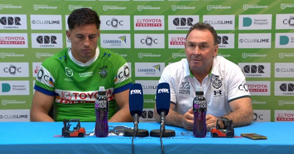 NRL Press Conference: Raiders v Titans