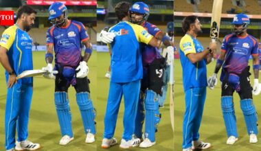 Hardik Pandya: IPL 2026: ‘Love you darling’- Hardik Pandya’s reaction to MS Dhoni steals the show |Watch | Cricket News